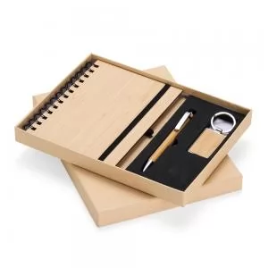 Conjunto Escritório com 3 Peças Personalizado | Dimensões (L x A x P): 19.0 x 24.6 x 2.3 | Peso = 420 g
