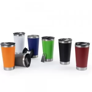Copo com Abridor Personalizado | Dimensões (L x A x P): 9.2 x 16.9 x 0.0 | Peso = 255 g