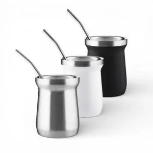 Copo Cuia Térmico Personalizado | Dimensões (L x A x P): 8.0 x 10.0 x 8.0 | Peso = 176 g