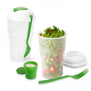 Copo de Salada Personalizado | Dimensões (L x A x P): 11.0 x 19.0 x 8.0 | Peso = 77 g