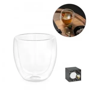 Copo de Vidro Personalizado | Dimensões (L x A x P): 8.0 x 8.6 x 8.0 | Peso = 129 g