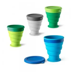 Copo dobrável Personalizado | Dimensões (L x A x P): 10.0 x 15.0 x 0.0 | Peso = 104 g