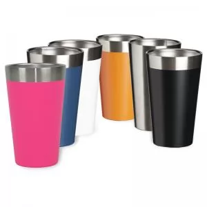 Copo Térmico Personalizado | Dimensões (L x A x P): 6.5 x 14.3 x 8.5 | Peso = 205 g