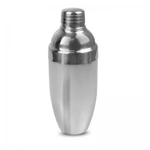 Coqueteleira Inox Personalizada | Dimensões (L x A x P): 8.5 x 22.6 x 8.5 | Peso = 230 g