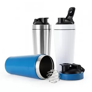 Coqueteleira Shaker Personalizada | Dimensões (L x A x P): 9.3 x 23.5 x 9.3 | Peso = 225 g