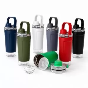 Coqueteleira Shaker Personalizada | Dimensões (L x A x P): 10.8 x 26.2 x 9.1 | Peso = 515 g