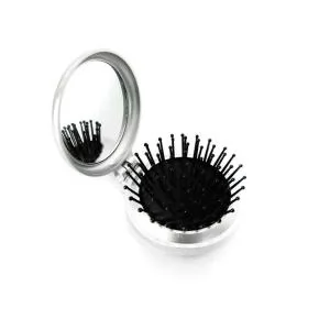 Escova com Espelho Personalizado | Dimensões (L x A x P): 6.5 x 7.4 x 2.8 | Peso = 36 g
