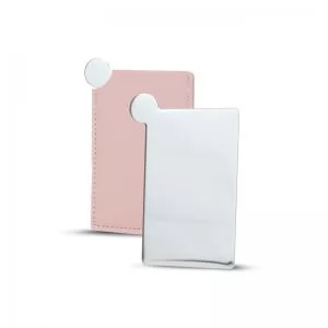 Espelho de Bolsa Personalizado | Dimensões (L x A x P): 6.2 x 9.6 x 0.4 | Peso = 30 g