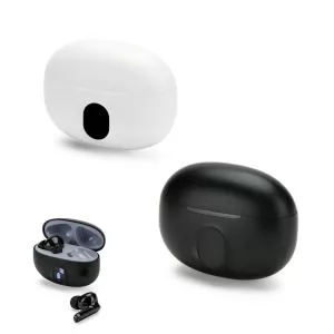 Fone de Ouvido Bluetooth Personalizado | Dimensões (L x A x P): 7.4 x 6.2 x 3.2 | Peso = 35 g