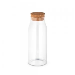 Garrafa de Vidro Personalizada | Dimensões (L x A x P): 8.5 x 23.0 x 8.5 | Peso = 290 g