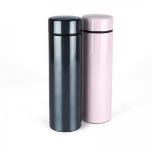 Garrafa Térmica Brilhante Personalizada | Dimensões (L x A x P): 6.5 x 23.1 x 6.5 | Peso = 320 g