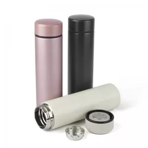 Garrafa Térmica Fosca Personalizada | Dimensões (L x A x P): 6.5 x 23.1 x 6.5 | Peso = 320 g