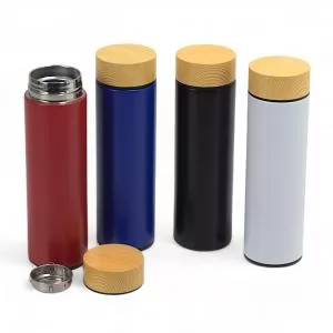 Garrafa Térmica Personalizada | Dimensões (L x A x P): 6.5 x 22.2 x 6.5 | Peso = 250 g