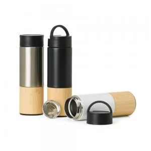 Garrafa Térmica Personalizada | Dimensões (L x A x P): 6.9 x 22.4 x 6.9 | Peso = 280 g