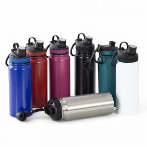 Garrafa Térmica Personalizada | Dimensões (L x A x P): 8.6 x 24.0 x 8.0 | Peso = 285 g
