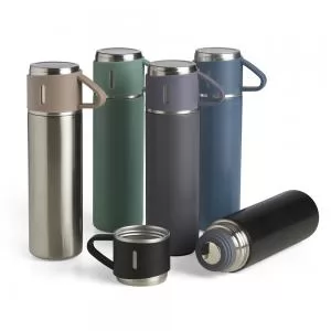 Garrafa Térmica Personalizada | Dimensões (L x A x P): 9.9 x 23.9 x 8.8 | Peso = 290 g