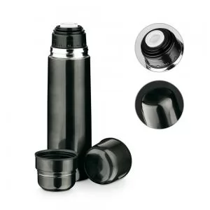 Garrafa Térmica Personalizada | Dimensões (L x A x P): 8.6 x 31.0 x 8.6 | Peso = 409 g