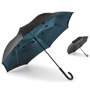 Guarda-Chuva Invertido Personalizado | Dimensões (L x A x P): 105.0 x 79.0 x 7.9 | Peso = 558 g