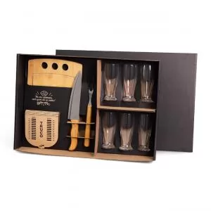 Kit Bebida e Truco Personalizado | Dimensões (L x A x P): 57.7 x 11.5 x 40.0 | Peso = 2755 g