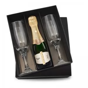 Kit Bebida Espumante Personalizado | Dimensões (L x A x P): 18.9 x 22.0 x 6.5 | Peso = 980 g