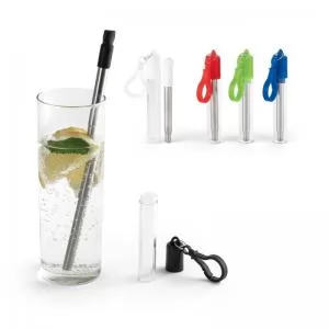 Kit Canudo Personalizado | Dimensões (L x A x P): 1.0 x 10.5 x 1.0 | Peso = 240 g