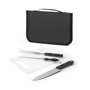 Kit Churrasco 4 Peças Personalizado | Dimensões (L x A x P): 34.5 x 22.0 x 3.0 | Peso = 687 g