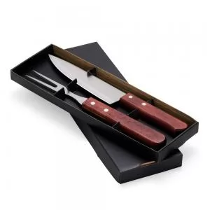 Kit Churrasco com 2 peças Personalizado | Dimensões (L x A x P): 33.0 x 2.6 x 11.0 | Peso = 225 g