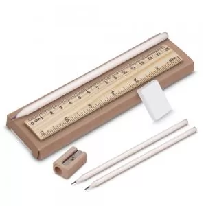 Kit Escritório Personalizado | Dimensões (L x A x P): 17.8 x 1.2 x 5.0 | Peso = 50 g