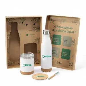 Kit Escritório Personalizado | Dimensões (L x A x P): 24.0 x 8.7 x 33.5 | Peso = 750 g