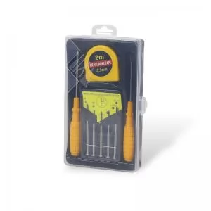 Kit Ferramentas Personalizado | Dimensões (L x A x P): 12.5 x 20.8 x 3.0 | Peso = 230 g
