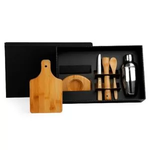 Kit para Caipirinha Personalizado | Dimensões (L x A x P): 38.0 x 10.5 x 24.0 | Peso = 840 g