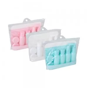 Kit Viagem 7 Peças Personalizado | Dimensões (L x A x P): 17.0 x 15.0 x 4.0 | Peso = 85 g