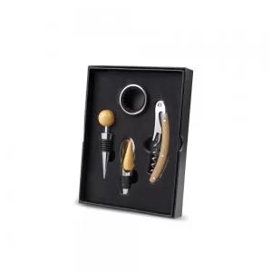Kit Vinho 4 Peças Personalizado | Dimensões (L x A x P): 14.5 x 1.2 x 21.0 | Peso = 200 g
