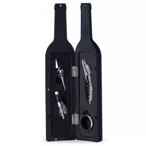 Kit Vinho 4 Peças Personalizado | Dimensões (L x A x P): 7.2 x 32.4 x 7.2 | Peso = 360 g