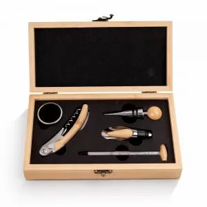 Kit Vinho 5 Peças Personalizado | Dimensões (L x A x P): 23.1 x 4.9 x 13.1 | Peso = 485 g