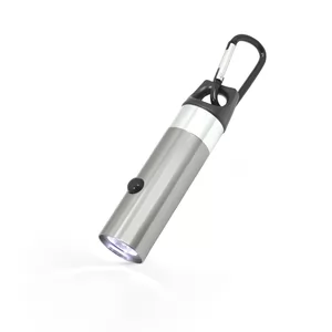 Lanterna com Mosquetão e Abridor de Garrafas Personalizada | Dimensões (L x A x P): 2.4 x 11.0 x 2.7 | Peso = 47 g