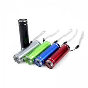 Lanterna Personalizada | Dimensões (L x A x P): 2.5 x 8.5 x 2.5 | Peso = 40 g