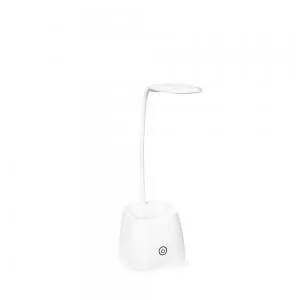Luminária LED Articulável Personalizada | Dimensões (L x A x P): 9.3 x 41.0 x 9.1 | Peso = 150 g