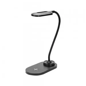 Luminária LED com Carregador por Indução Wireless Personalizada | Dimensões (L x A x P): 8.5 x 37.3 x 16.0 | Peso = 155 g