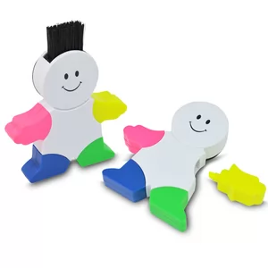 Marca Texto Boneco Personalizada | Dimensões (L x A x P): 10.2 x 9.5 x 2.5 | Peso = 48 g
