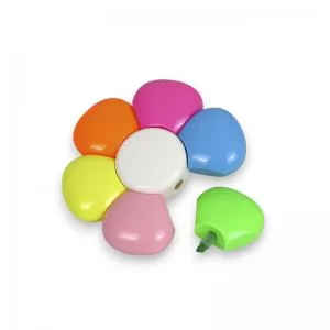 Marca Texto Flor Personalizado | Dimensões (L x A x P): 10.0 x 2.2 x 10.0 | Peso = 55 g