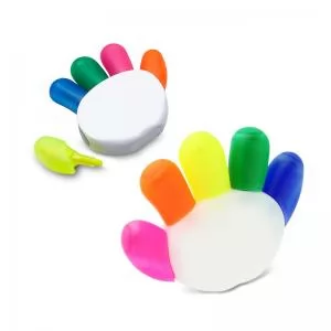 Marca Texto Mão Personalizada | Dimensões (L x A x P): 8.5 x 10.5 x 2.5 | Peso = 43 g