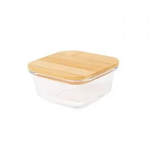 Marmita de Vidro Personalizada | Dimensões (L x A x P): 11.3 x 5.5 x 11.3 | Peso = 320 g