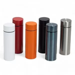 Mini Garrafa Térmica Personalizada | Dimensões (L x A x P): 6.0 x 18.7 x 6.0 | Peso = 208 g
