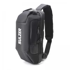 Mini Mochila Transversal Antifurto Personalizada | Dimensões (L x A x P): 20.0 x 30.0 x 13.0 | Peso = 382 g