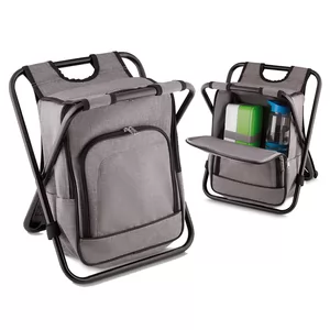 Mochila Bolsa Térmica com Cadeira Personalizada | Dimensões (L x A x P): 36.0 x 51.0 x 2.1 | Peso = 440 g