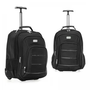 Mochila com Carrinho Personalizada | Dimensões (L x A x P): 35.0 x 52.0 x 23.0 | Peso = 2100 g