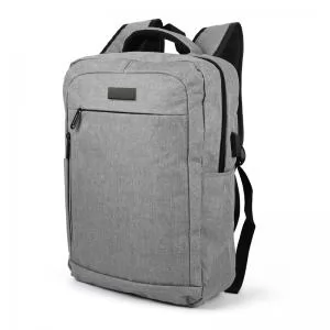 Mochila para Notebook com USB Personalizada | Dimensões (L x A x P): 30.0 x 46.0 x 13.0 | Peso = 550 g