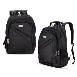 Mochila Para Notebook em Nylon Poliéster Personalizada | Dimensões (L x A x P): 34.0 x 49.0 x 19.0 | Peso = 730 g