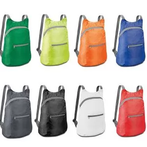 Mochila Personalizada Dobrável | Dimensões (L x A x P): 33.0 x 38.0 x 11.0 | Peso = 62 g